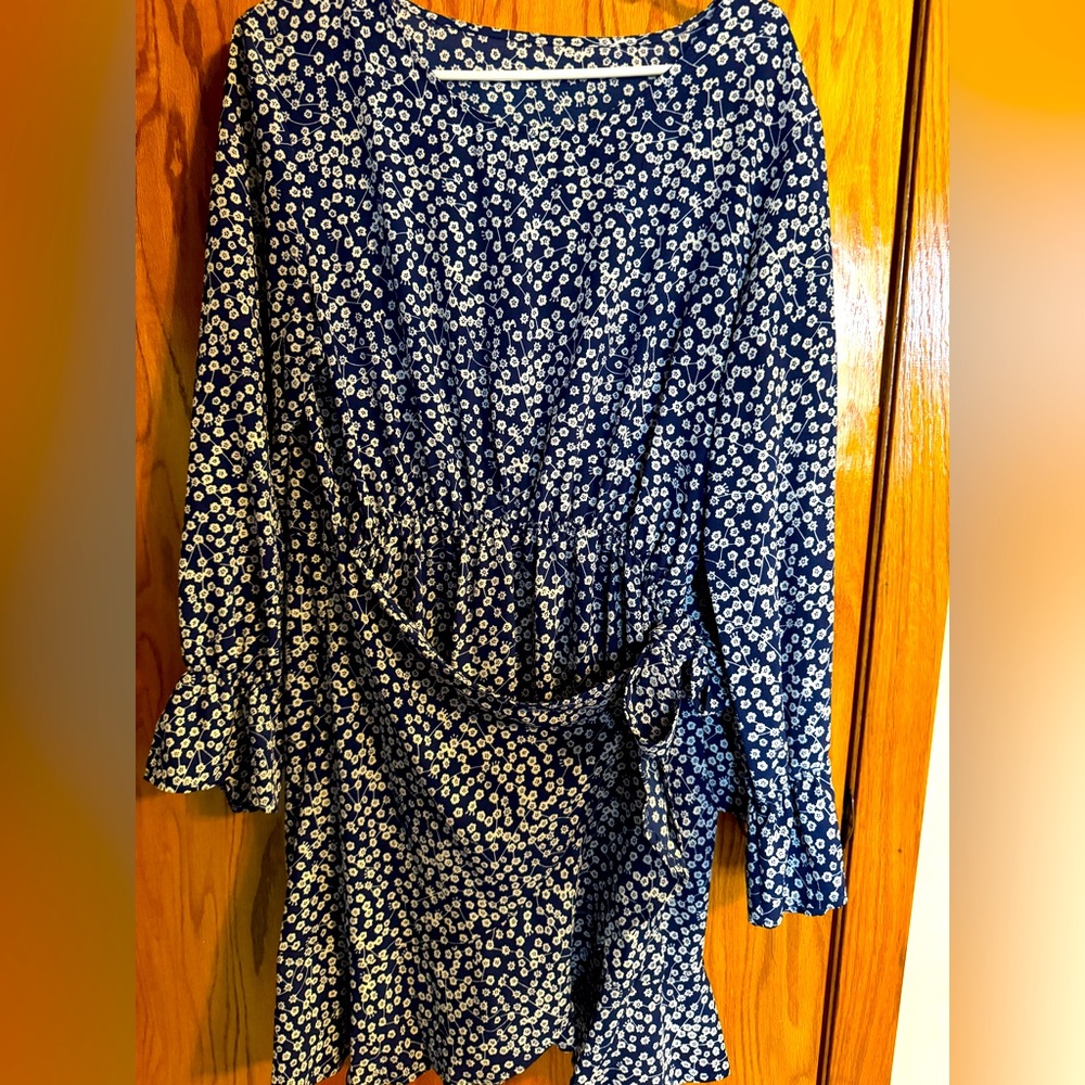 Cute SHEIN long sleeve wrap dress